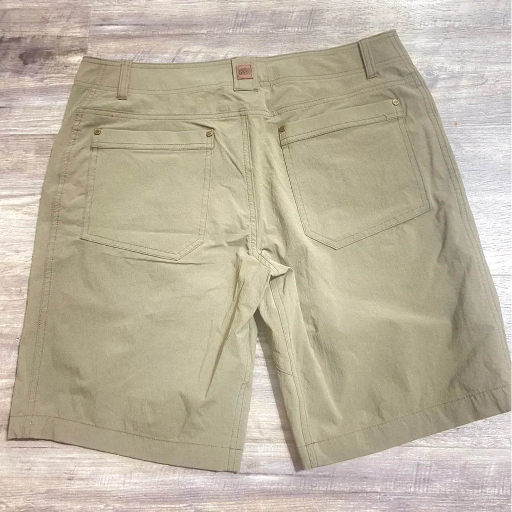 Sherpa Adventure Gear/Tan Flat Front Shorts with Classic Design